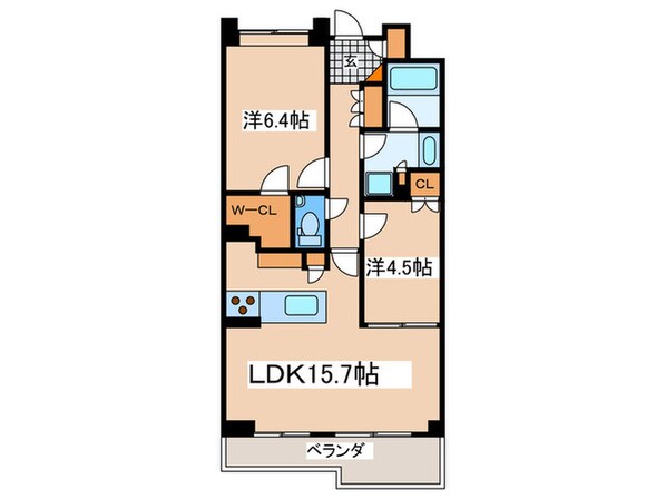 グランノエル藤が丘の物件間取画像